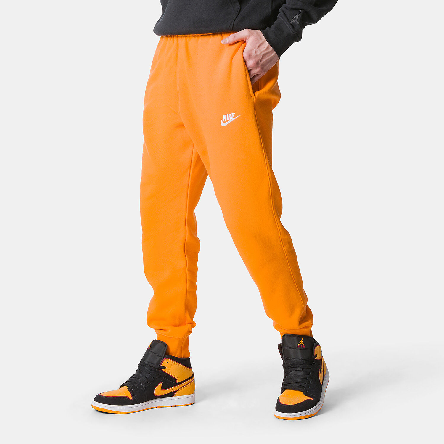 Orange Nike Sportswear Club trousers AW LAB