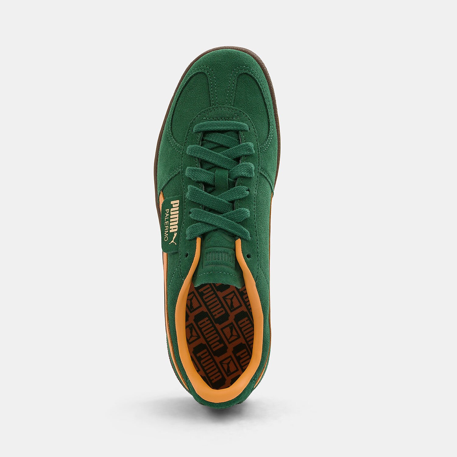 Puma basket platform uomo verde top