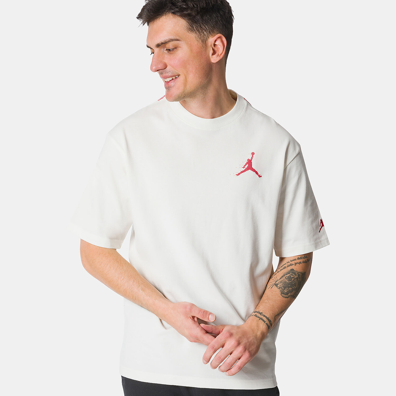 T shirt jordan bianca sale