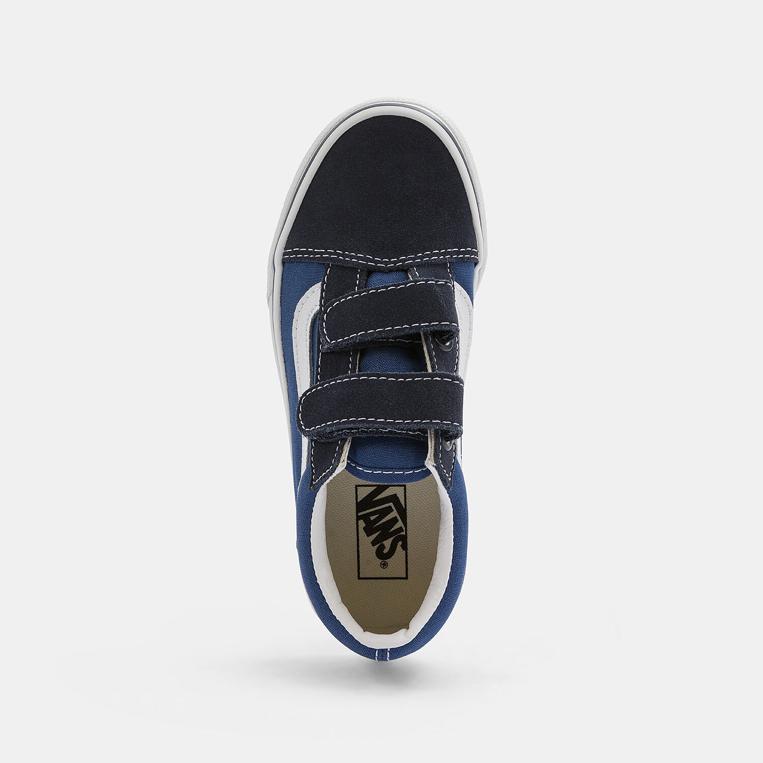 Navy shop velcro vans