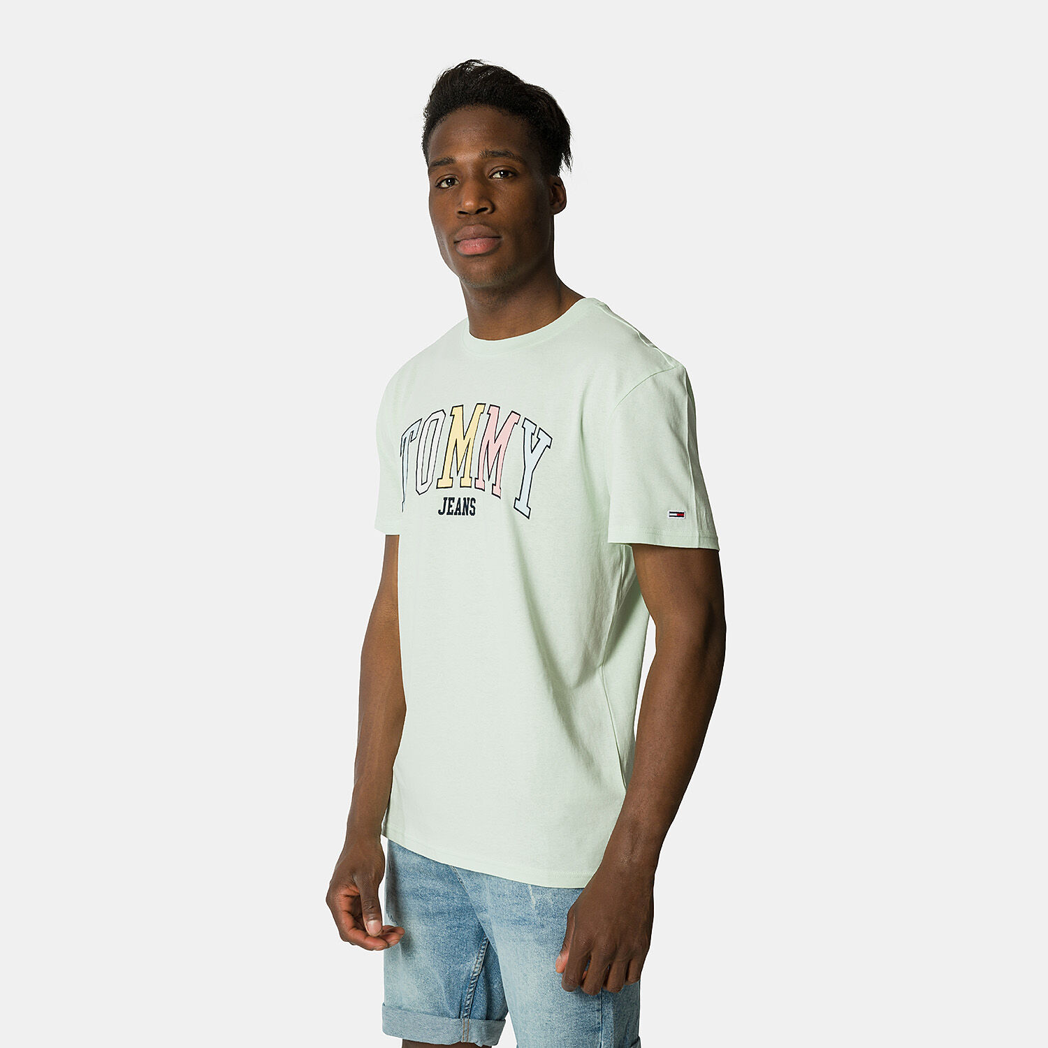 Tommy jeans on sale college t shirt
