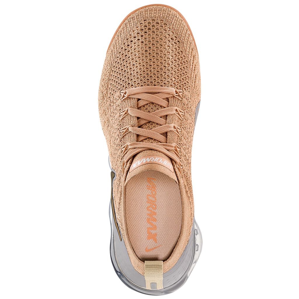 Nike air vapormax flyknit 2 shop rose gold women's shoe