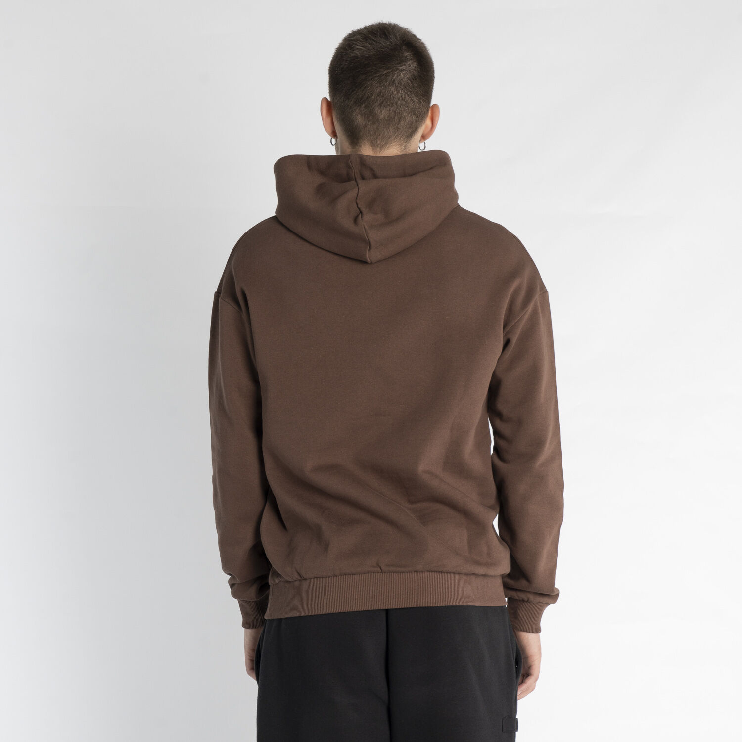AW LAB Small Logo unisex Hoodie brown aw lab