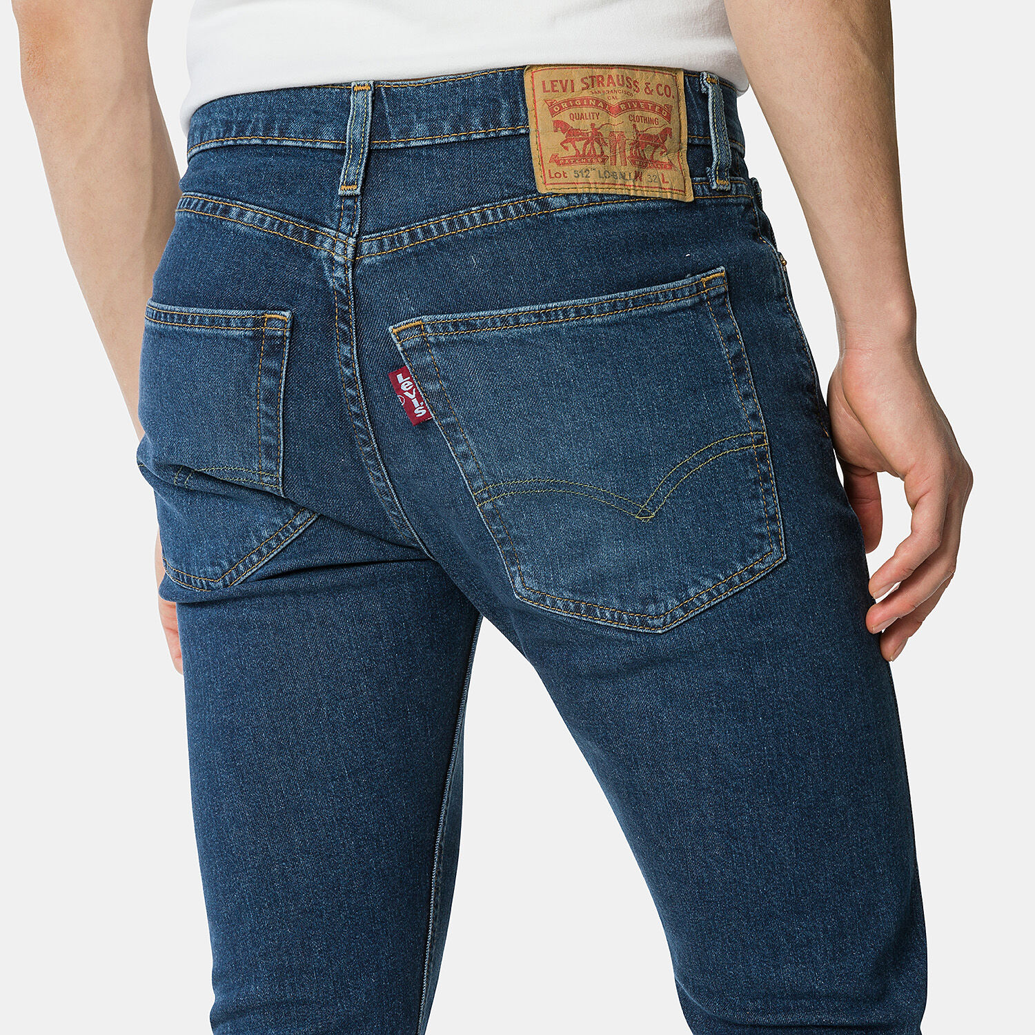 Levi s 512 Slim Taper Lo Ball Jeans dark blue AW LAB
