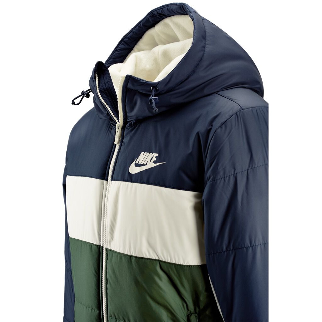 NIKE SPORTSWEAR JACKET army green dark blue and white AW LAB