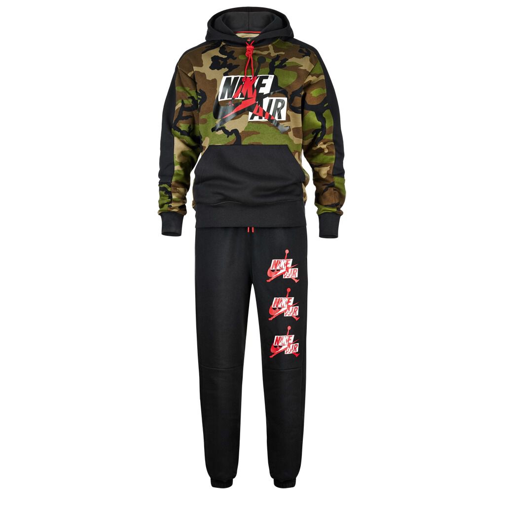 Jordan mashup jumpman classics camo fleece hoodie top