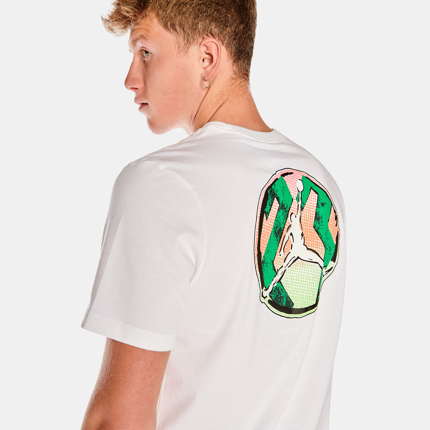 T Shirt Jordan DNA white AW LAB