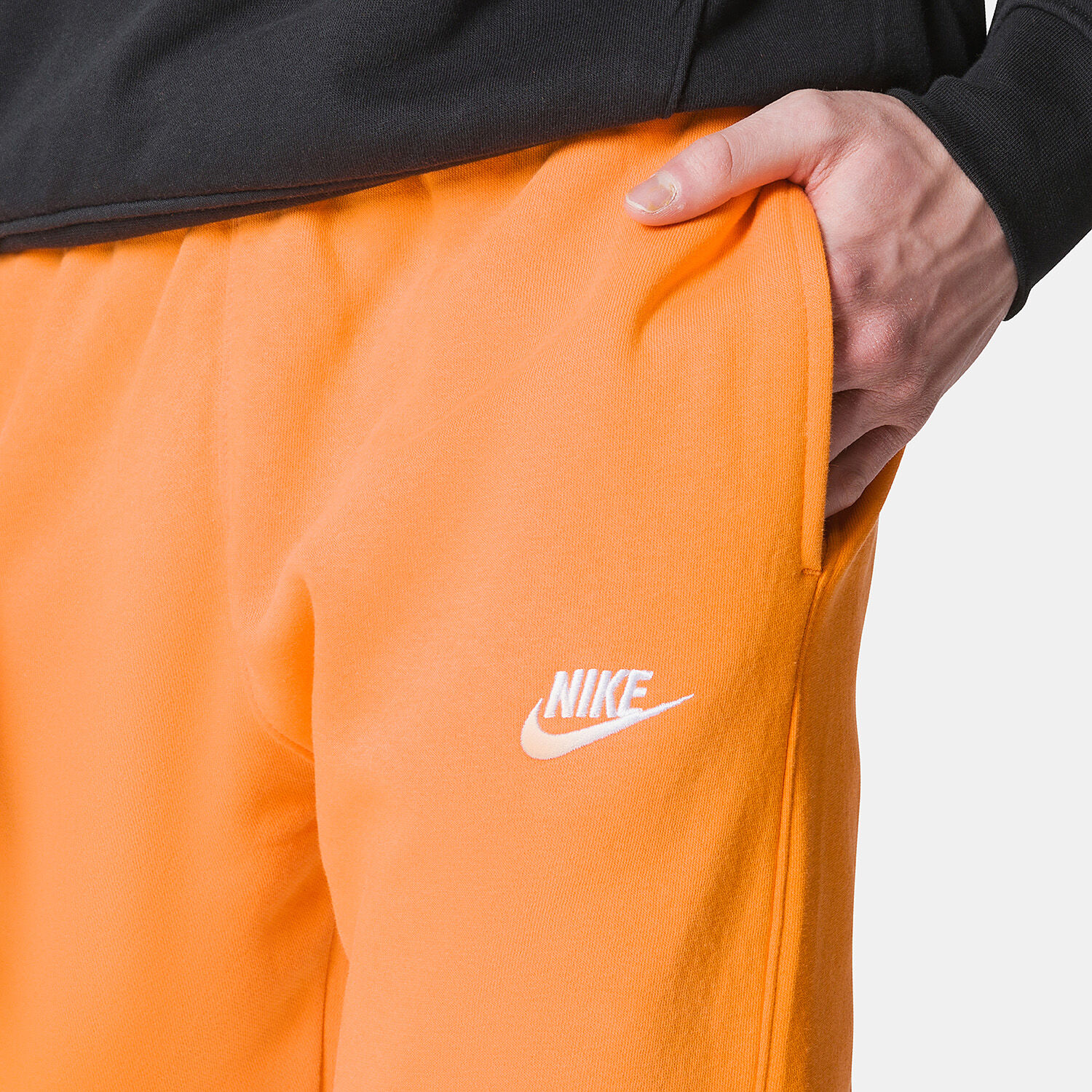 Orange nike sweatpants hot sale