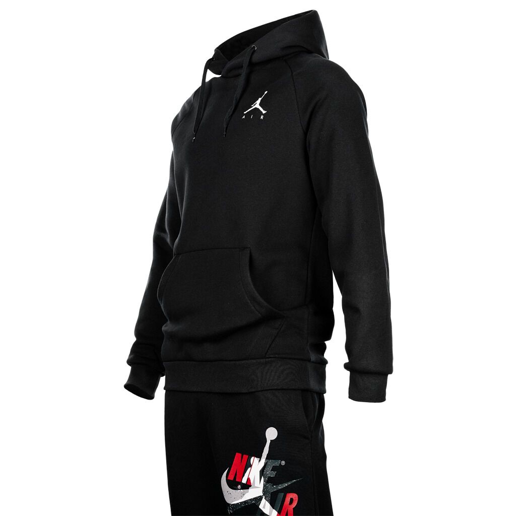 JORDAN JUMPMAN HOODIE BLACK AND WHITE AW LAB