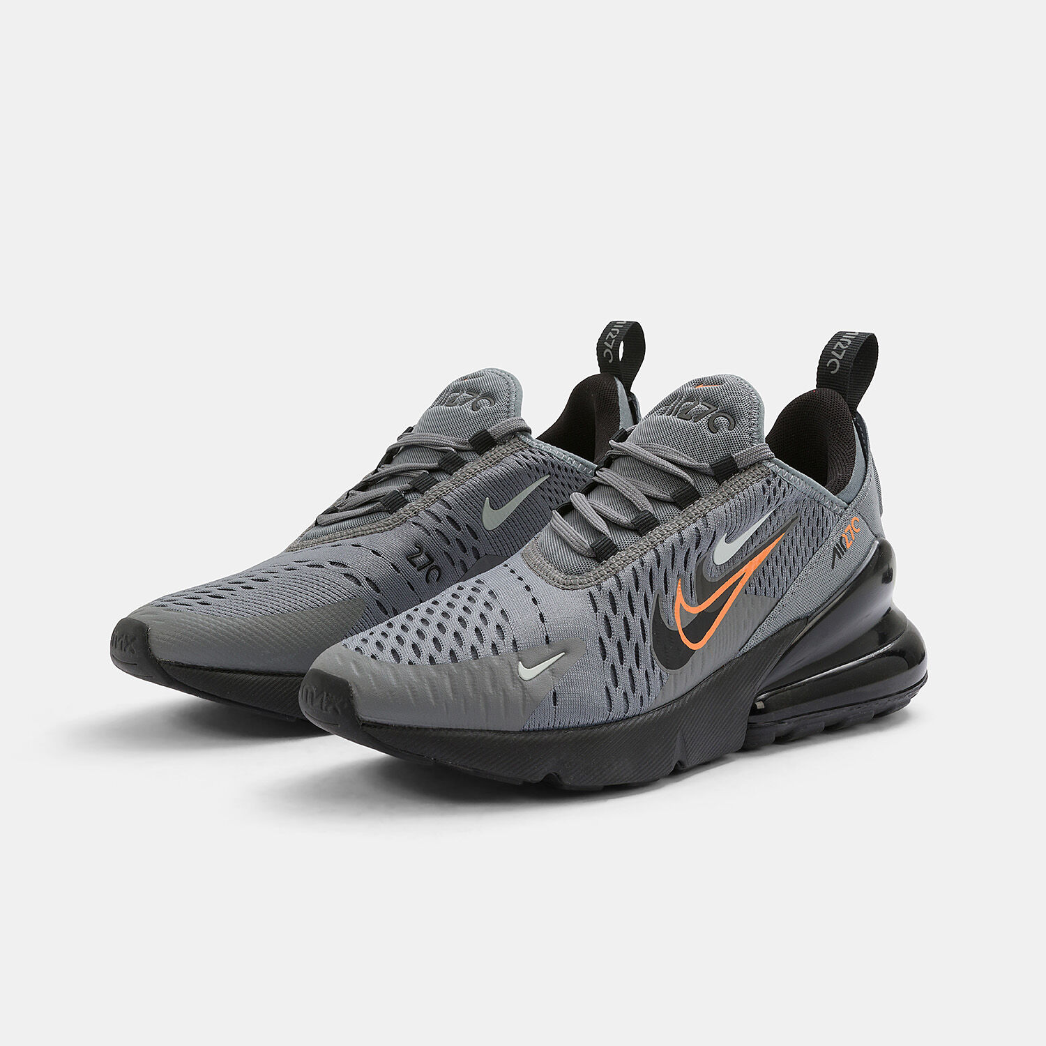 Air max 270 grey blue and orange top
