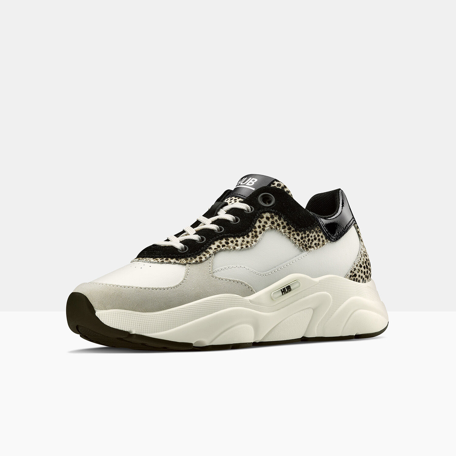 Witte hub lage sneakers sales rock l59