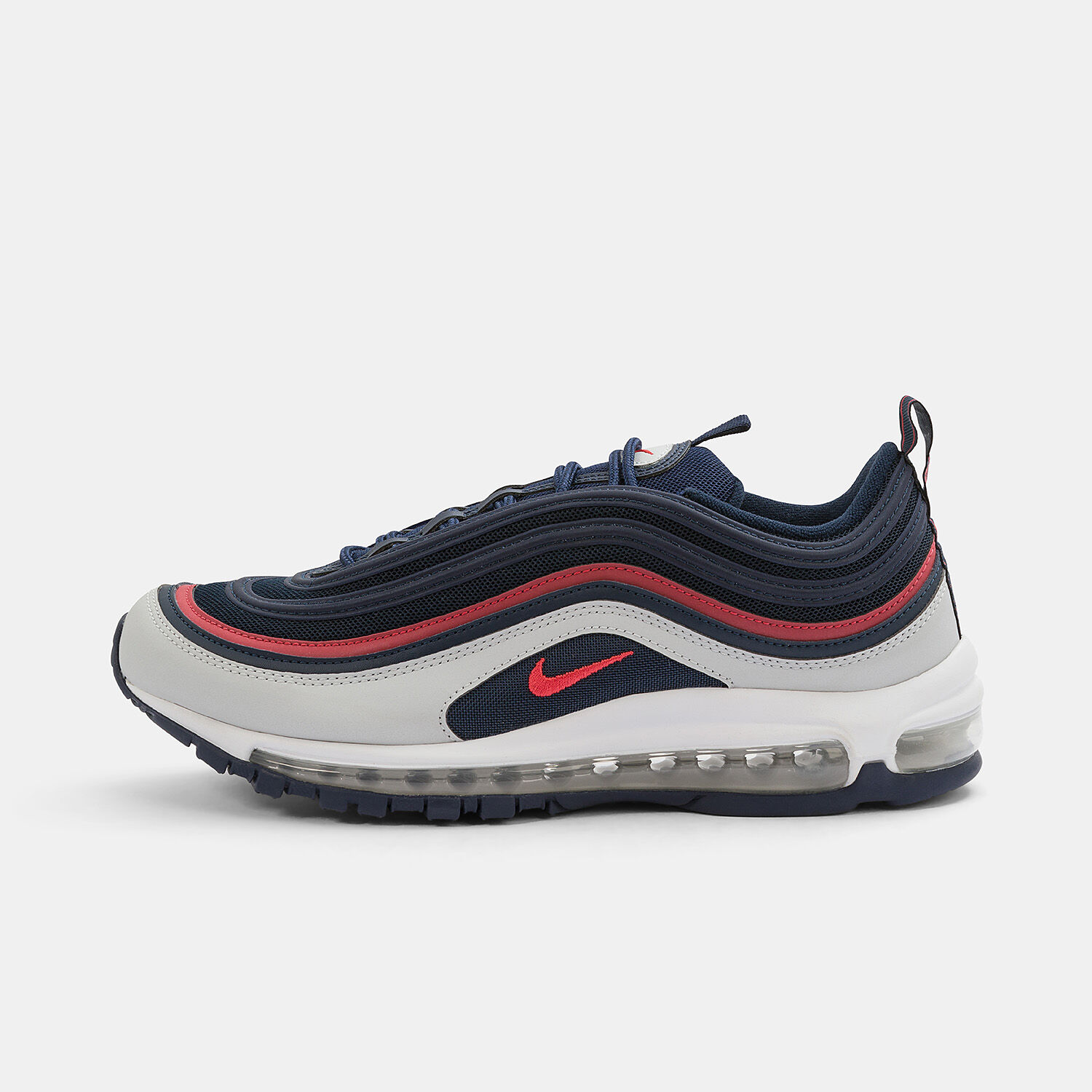 Grey and red air max 97 sales