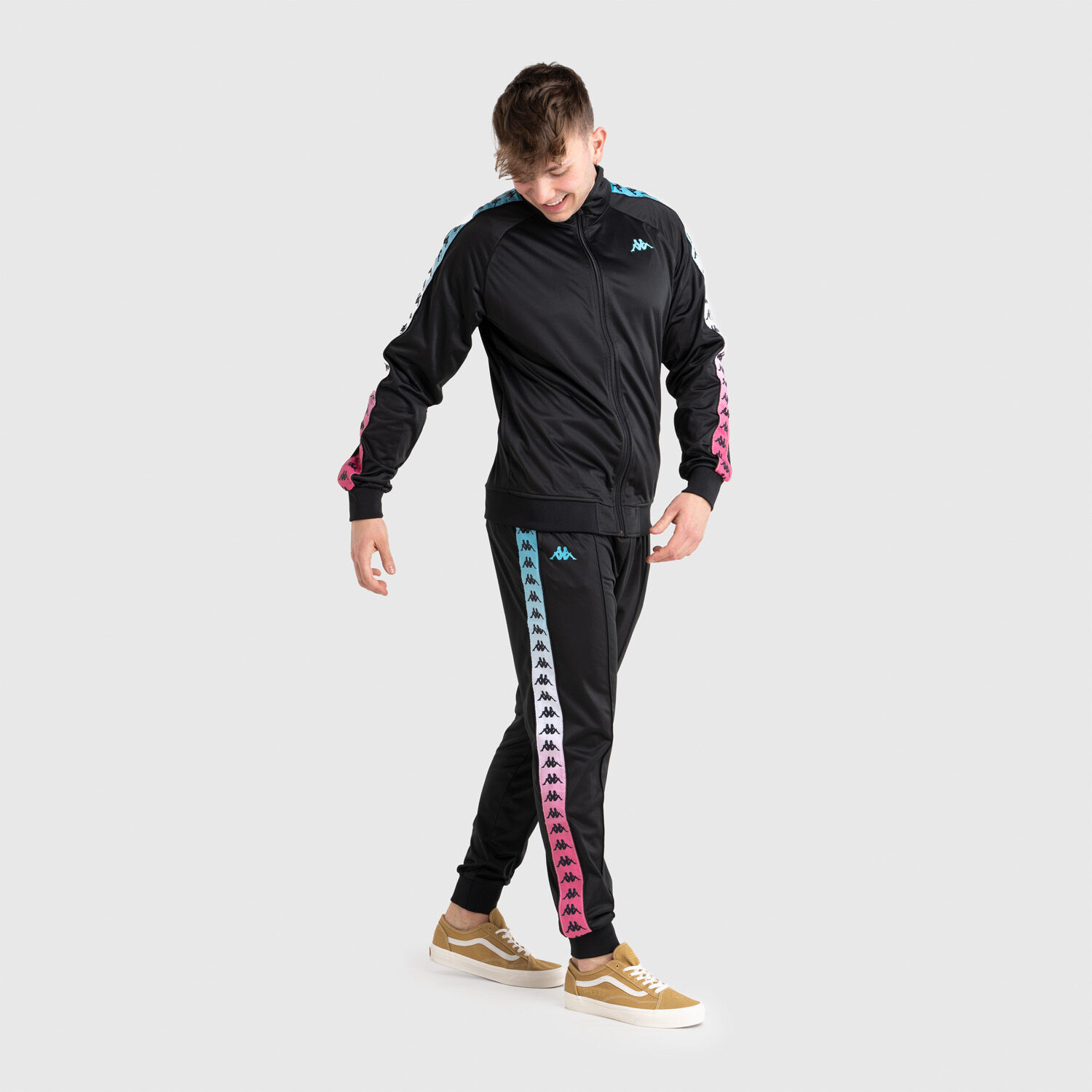 Suede kappa tracksuit 2025