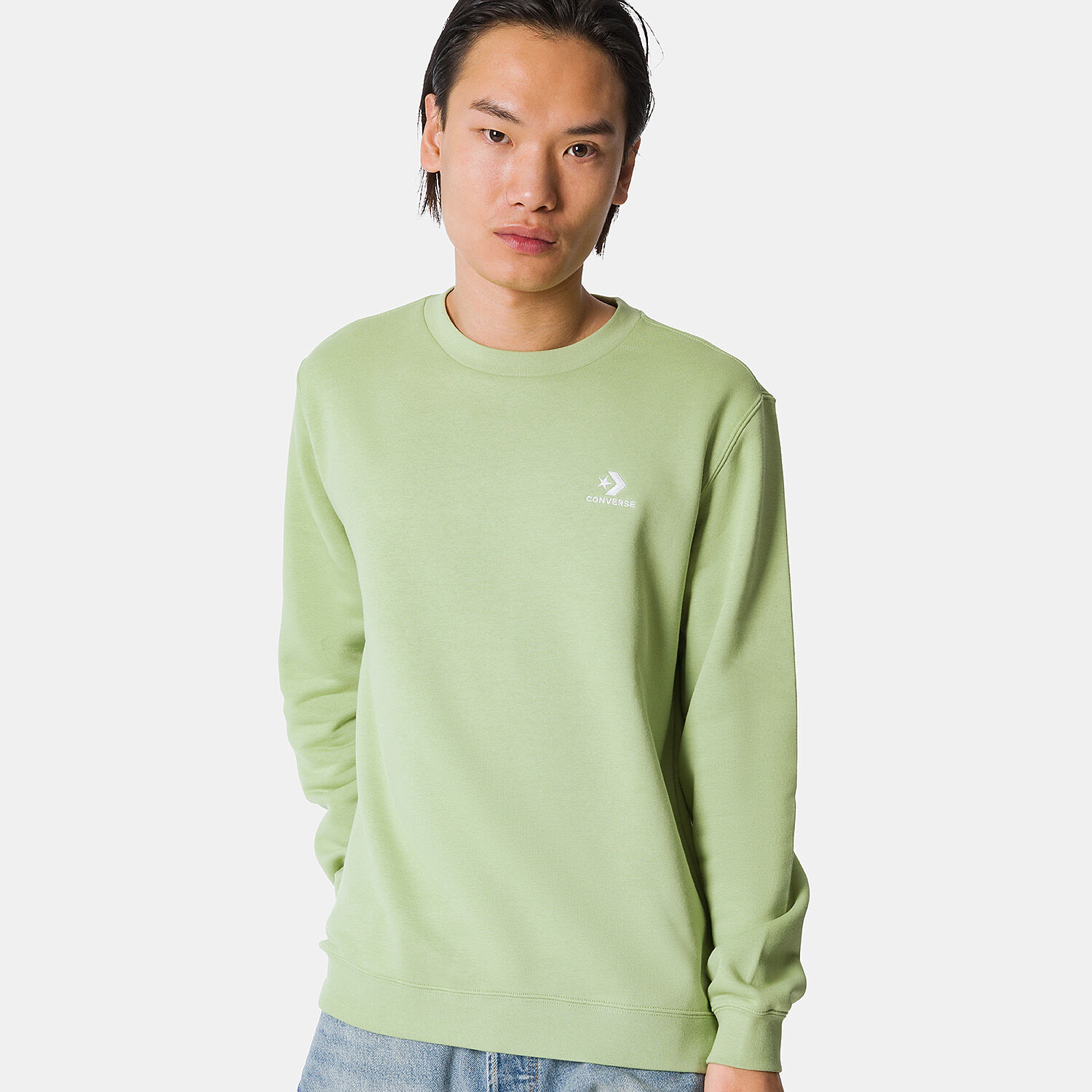 Converse star deals chevron sweatshirt