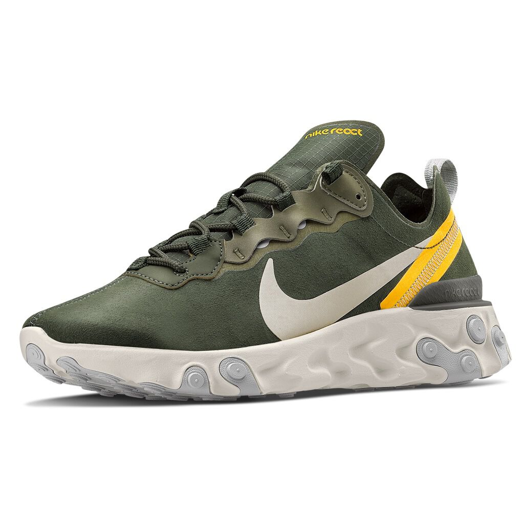 Nike React Element 55 sequoia light bone racer blue AW LAB