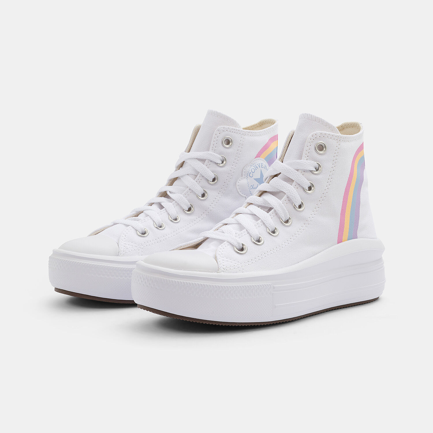 Chuck Taylor All Star Move Platform Rainbow Cloud multicolor AW LAB