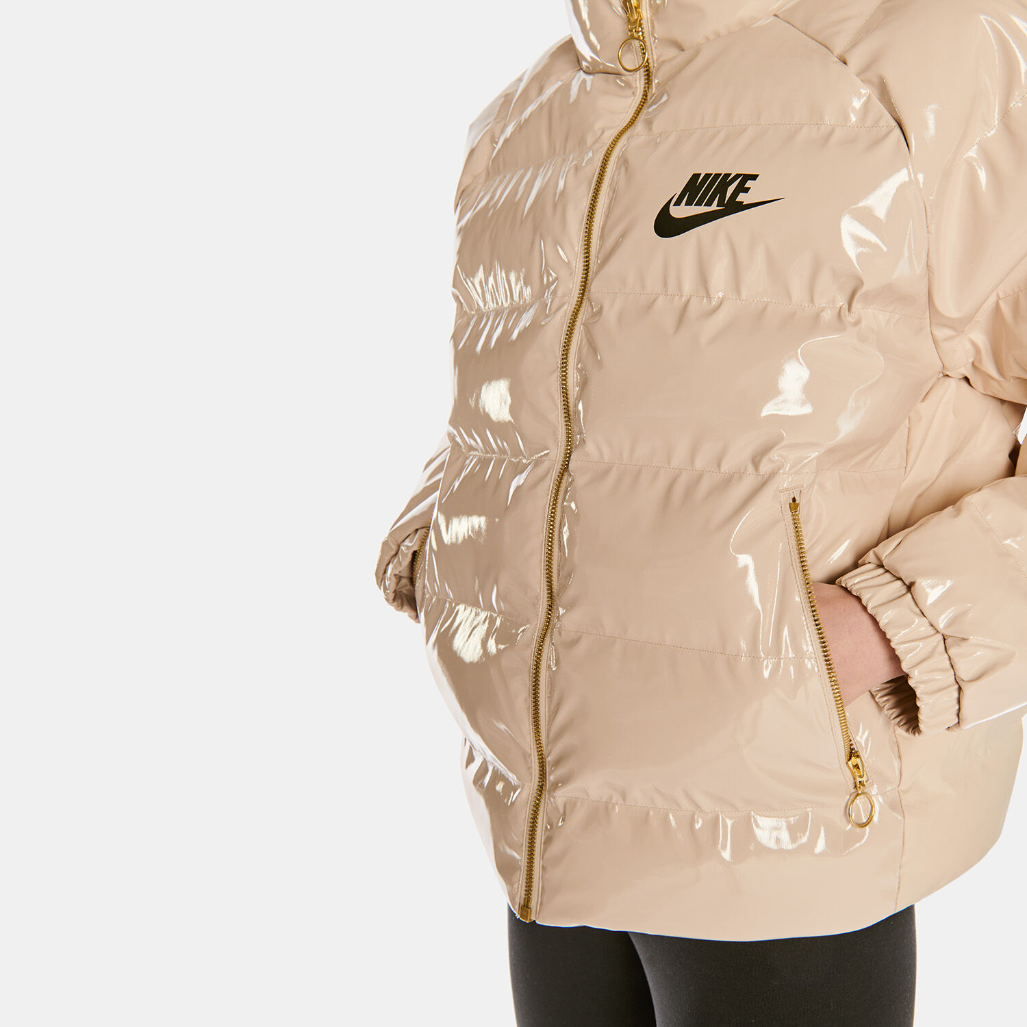 NIKE SPORTSWEAR ICON CLASH JACKET BEIGE | AW LAB NIKE SPORTSWEAR ICON CLASH JACKET BEIGE | AW LAB