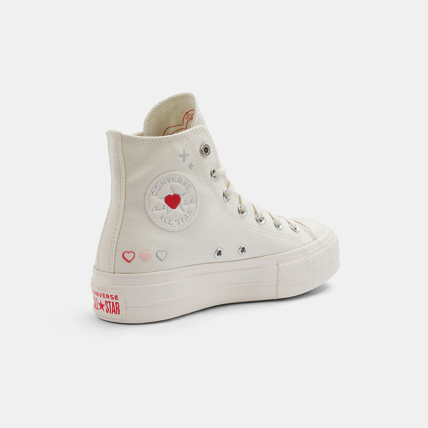 Converse heart patch shop