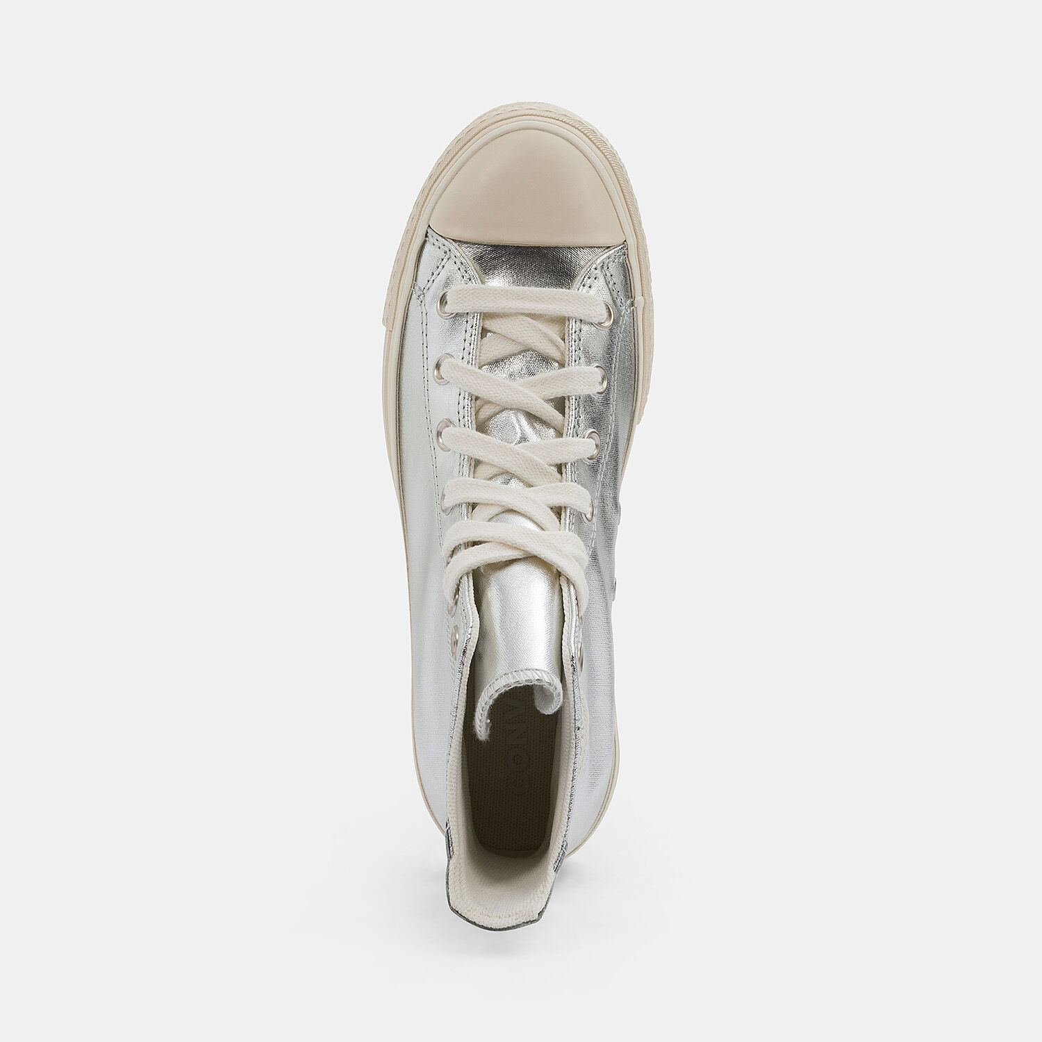 Converse platform bianche aw lab top