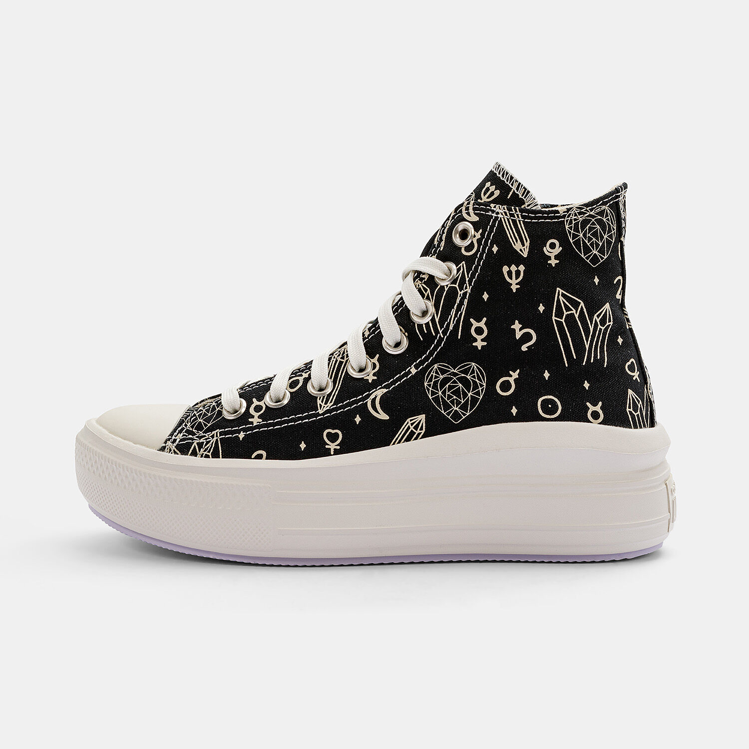 Converse platform bianche aw lab new arrivals