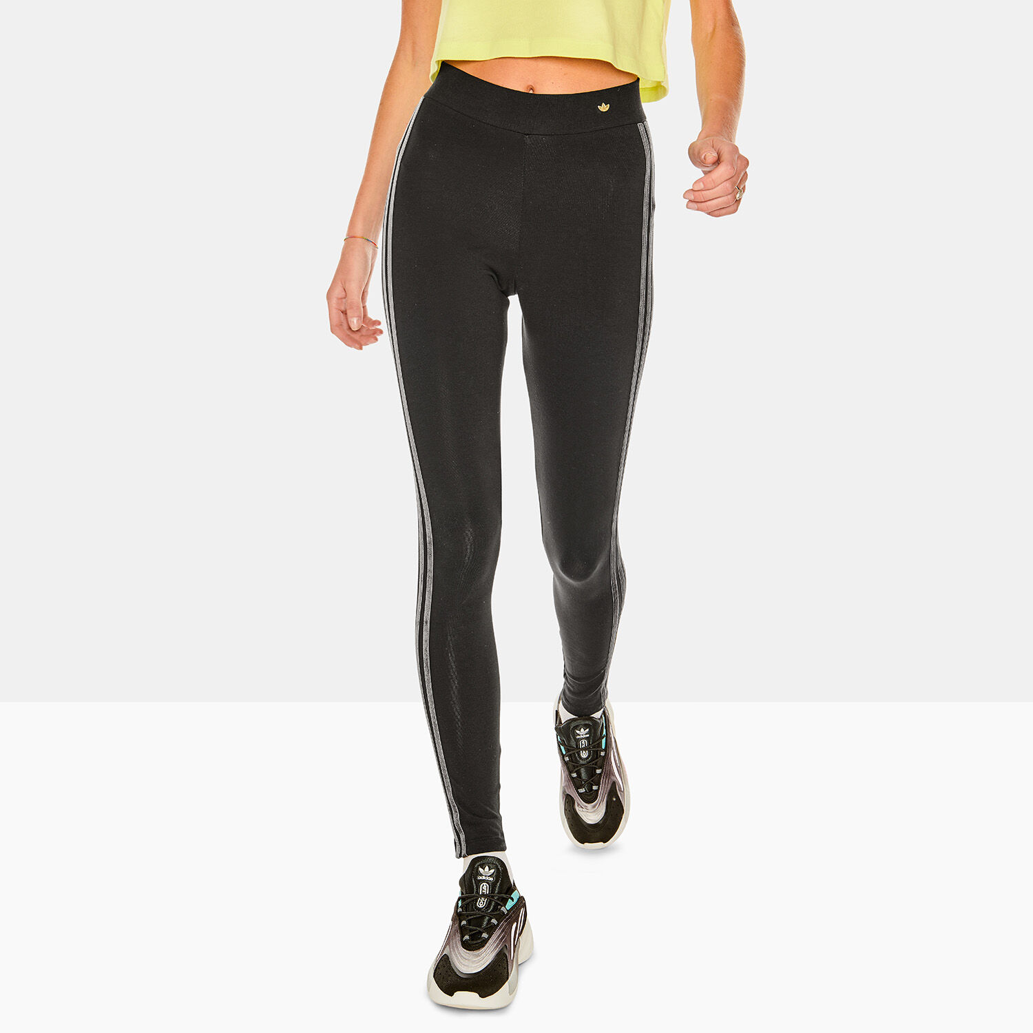 Black velvet adidas leggings deals