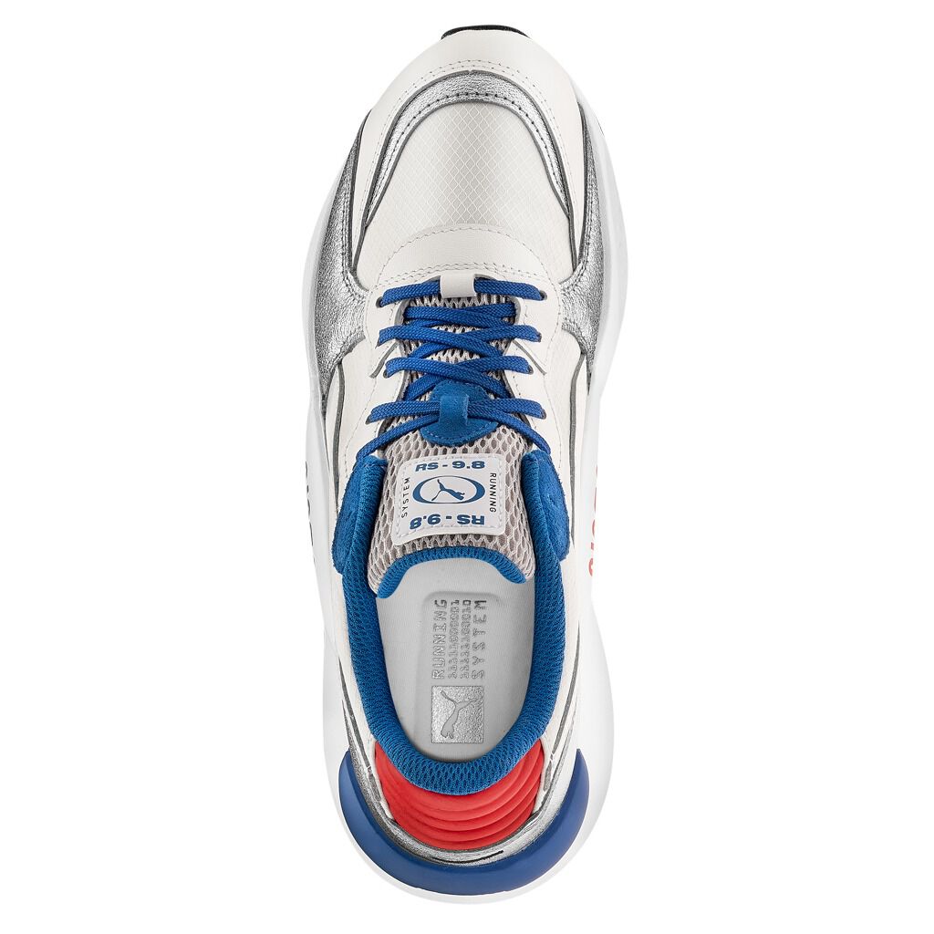 PUMA RS 9.8 SPACE SHOES white silver blue and red AW LAB