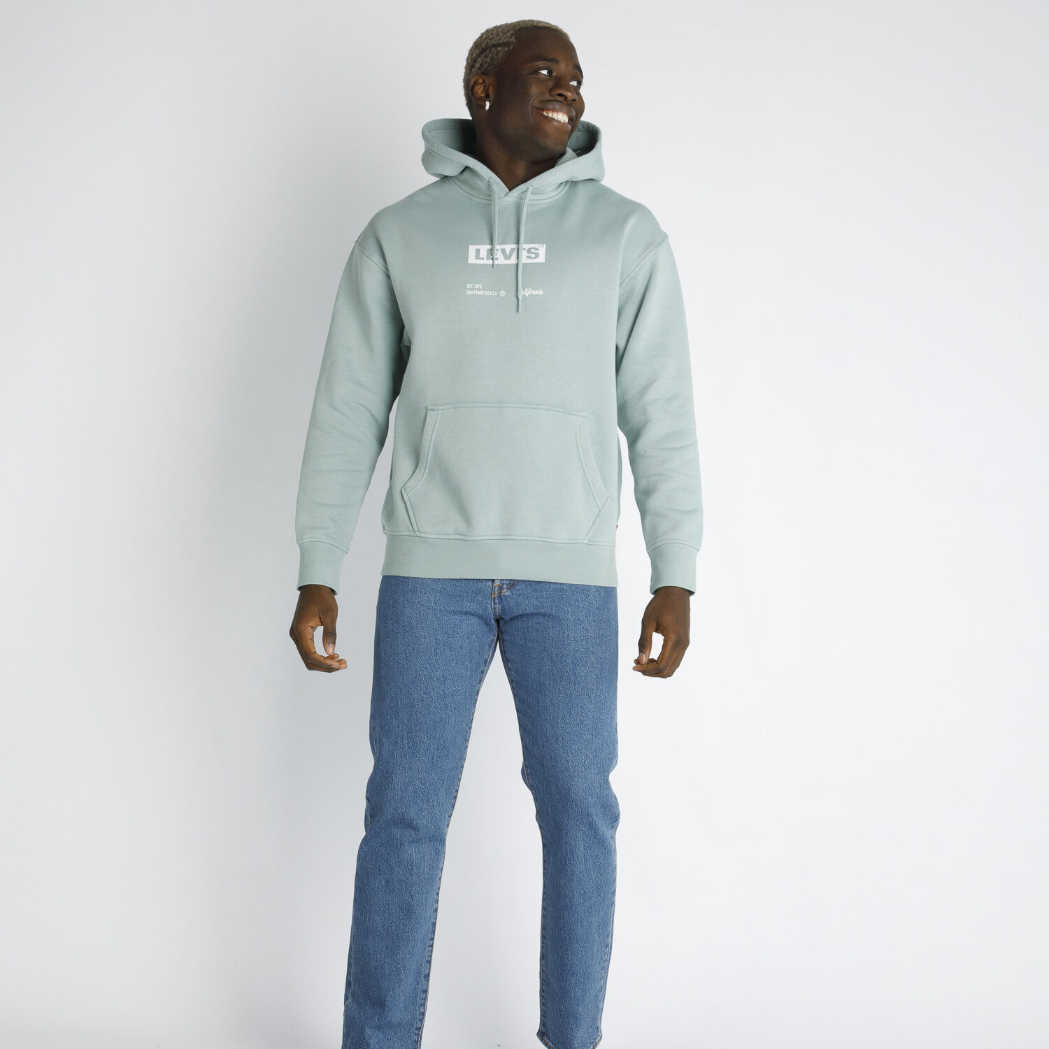 Green levis jumper sale