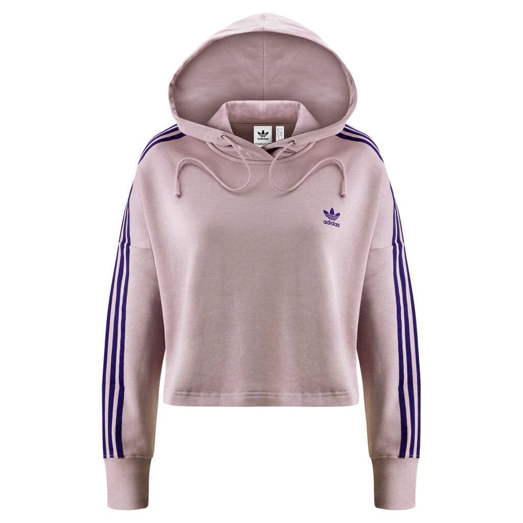 ADIDAS CROPPED HOODIE lilac AW LAB
