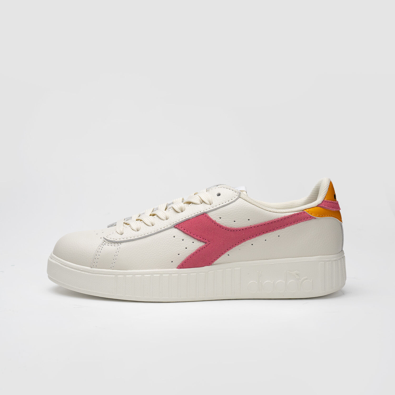 Diadora Game Step pink yellow and white AW LAB