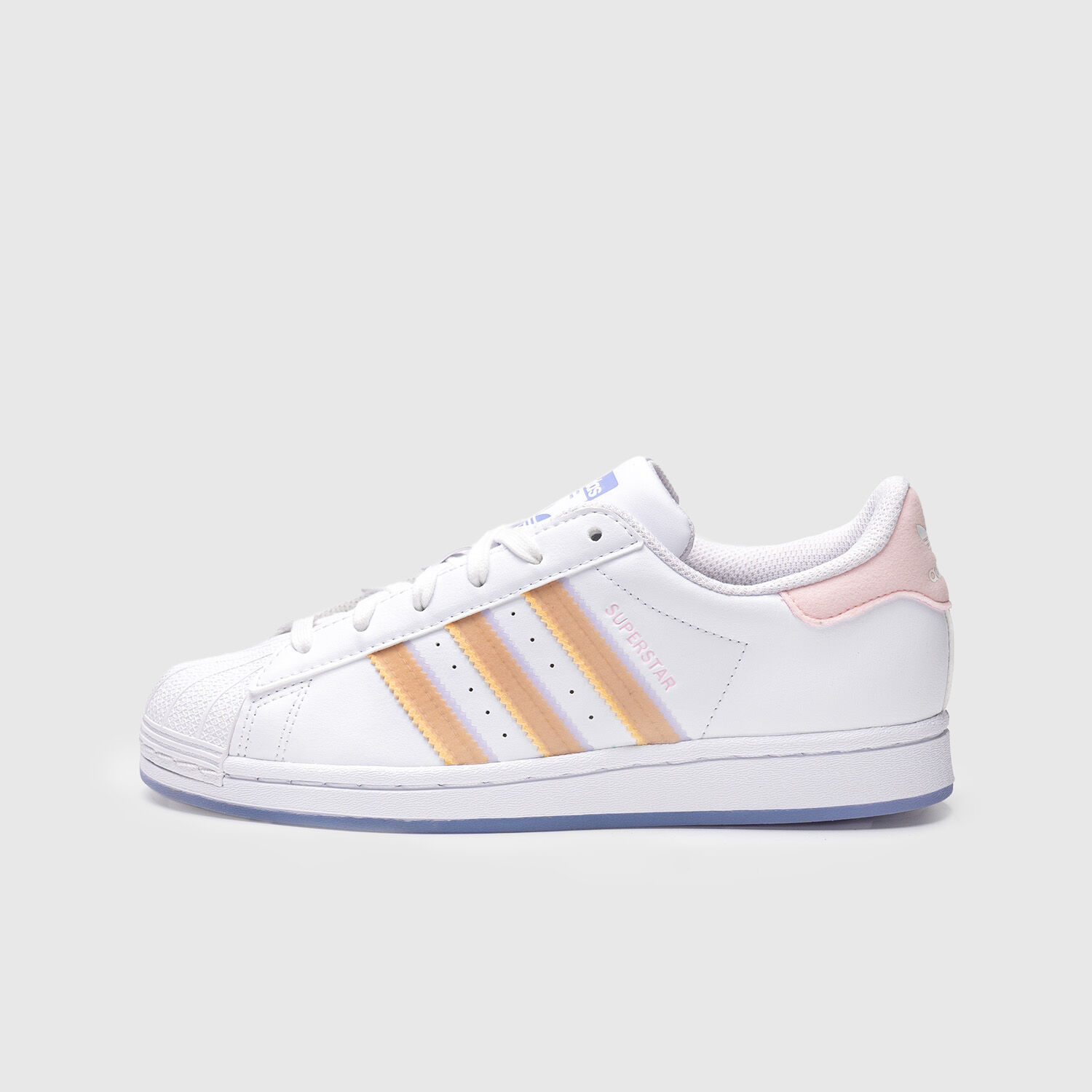 adidas Superstar pink white and green AW LAB