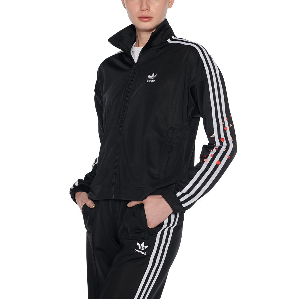 FELPA ADIDAS TRACK JACKET black and white AW LAB