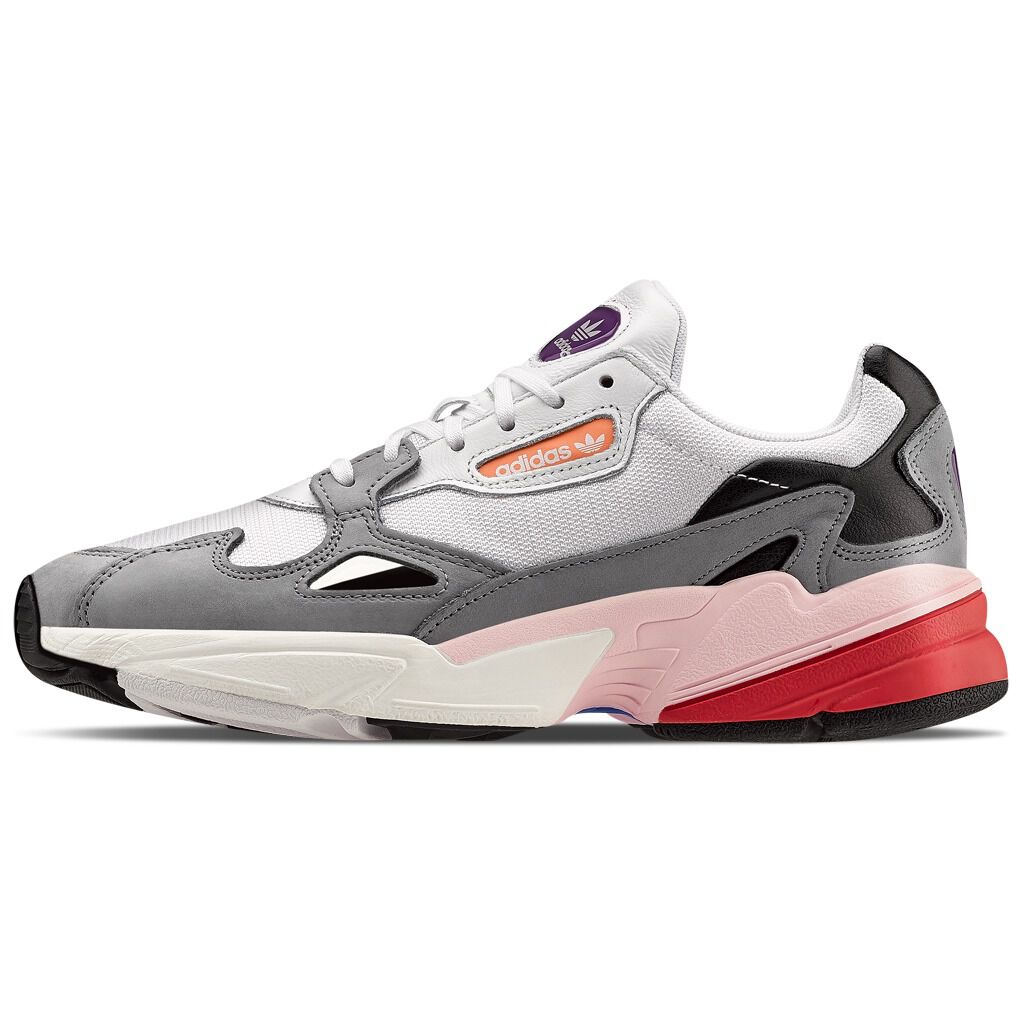 Adidas falcon clearance bianche e rosa