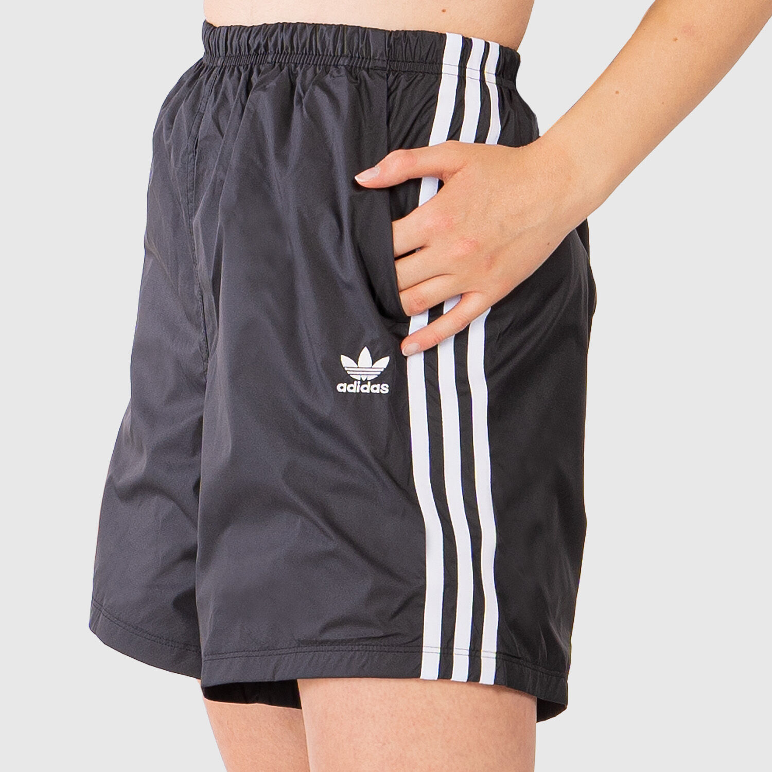 adidas Adicolor Classic Ripstop shorts black and white AW LAB