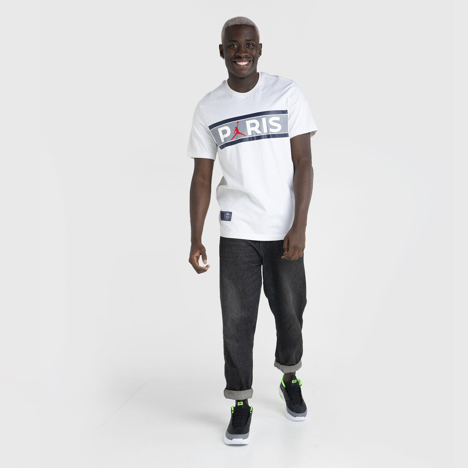 Psg jordan white shirt clearance