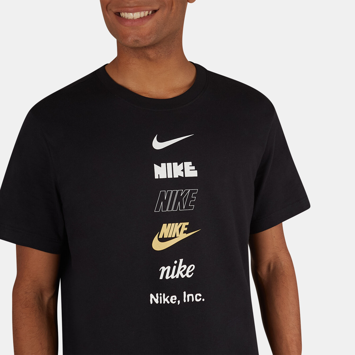 Nike yellow online and black shirt