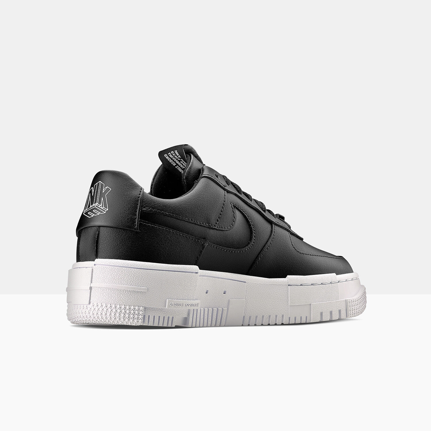 NIKE AIR FORCE 1 PIXEL black and white AW LAB