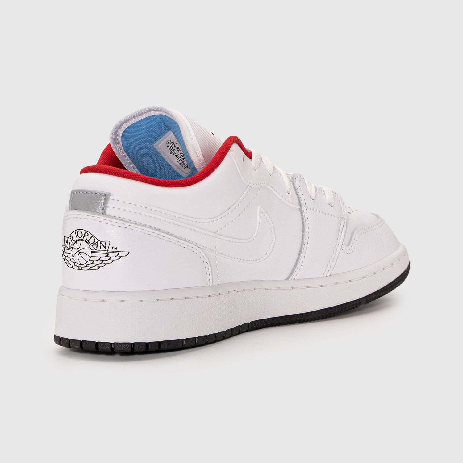 Air Jordan 1 Low White Red AW LAB