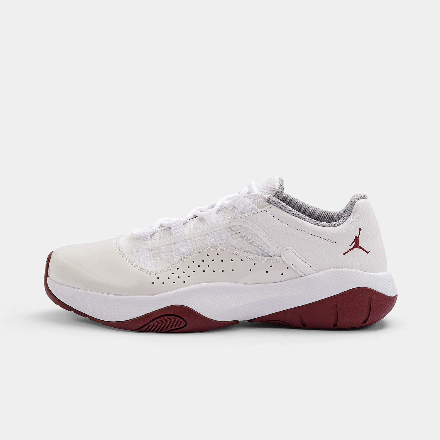 Jordan 11 off white new maroon on sale