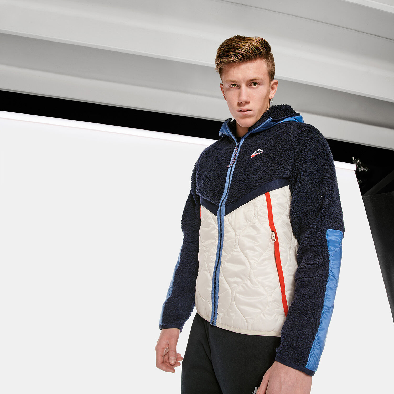 NIKE SPORTSWEAR HERITAGE JACKET dark blue AW LAB