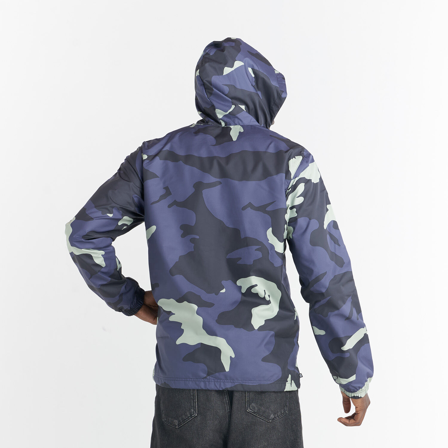 Blue camo adidas jacket sales