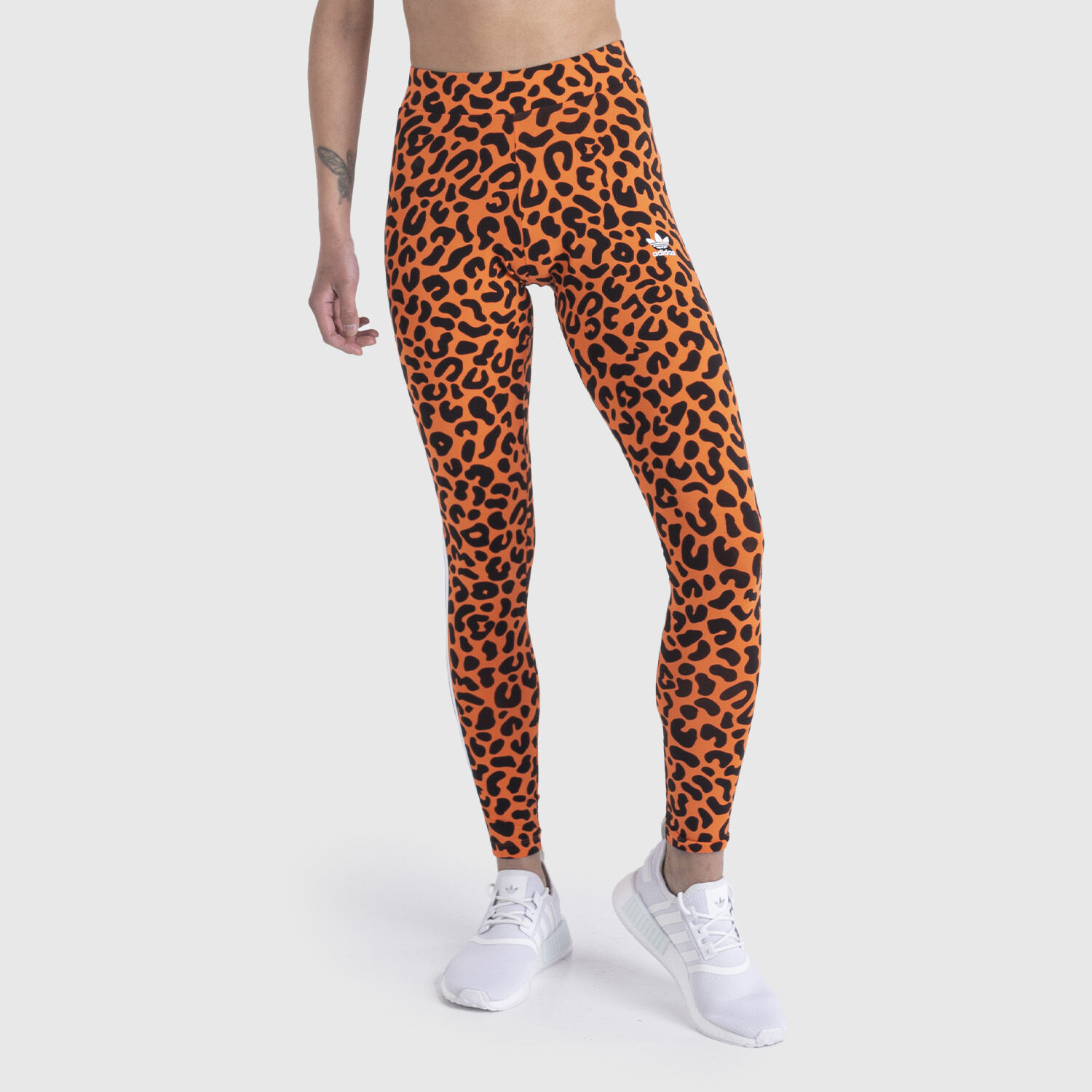 adidas Originals Leggings black white and orange AW LAB