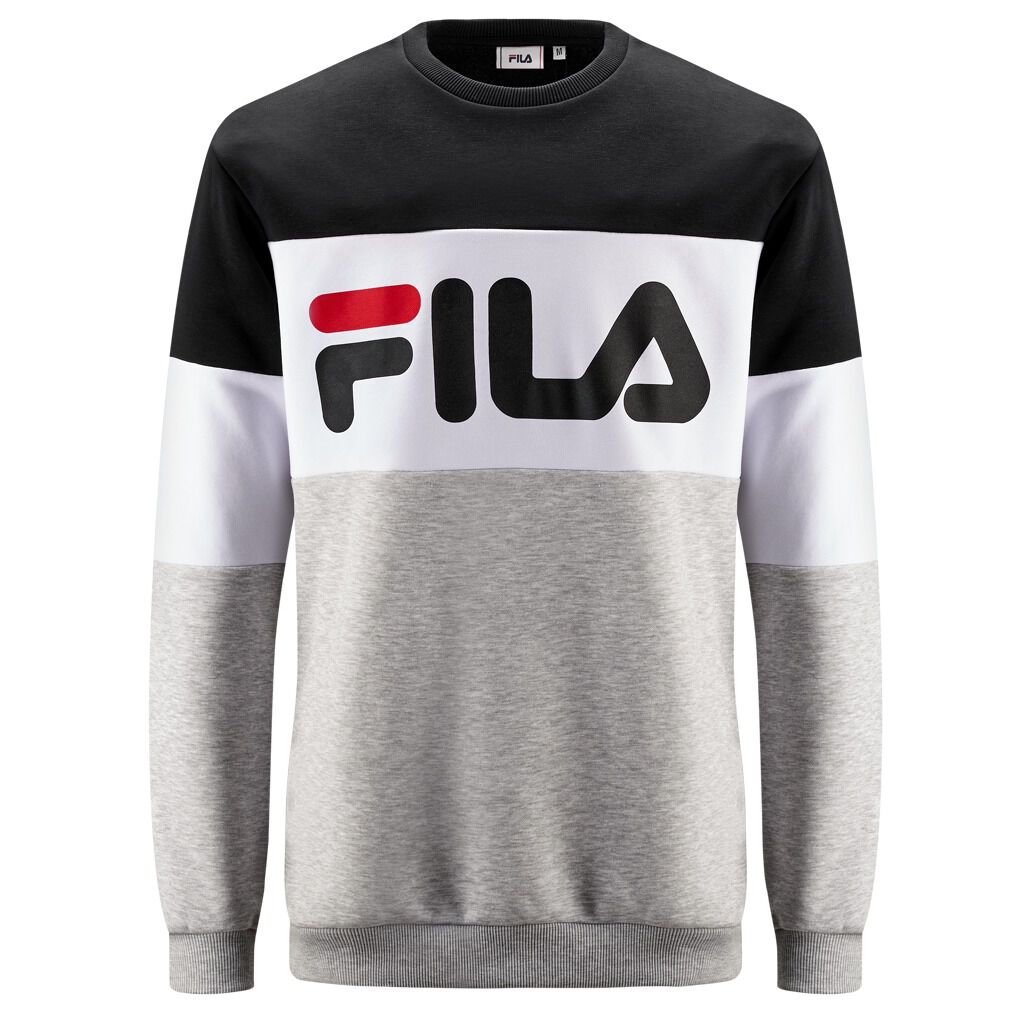 Fila straight blocked crew sweater hotsell