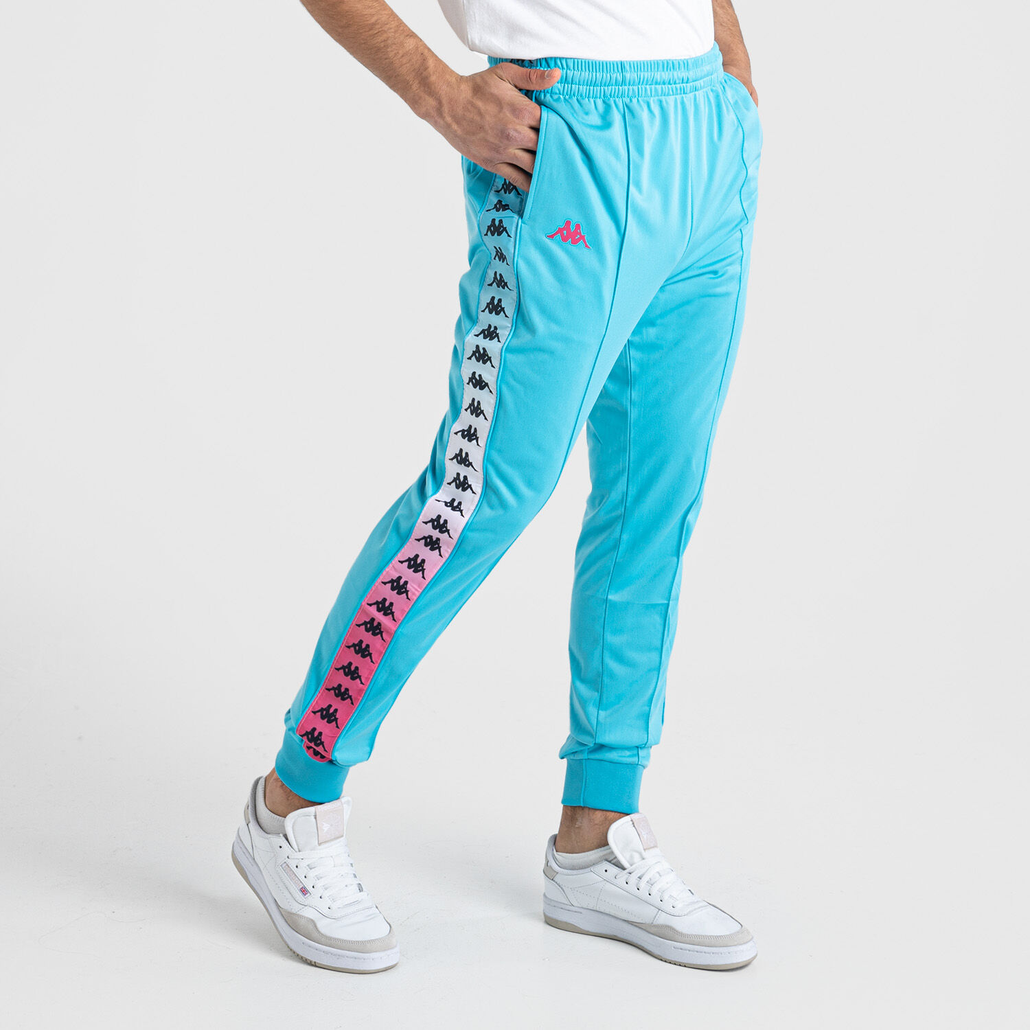 Light blue kappa hotsell pants