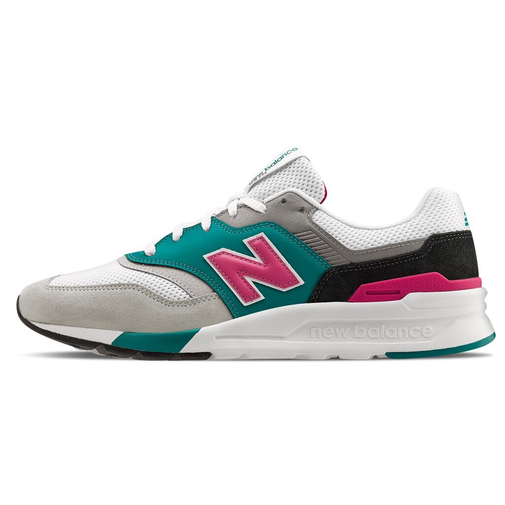 New Balance 997H bianche verdi e rosa AW LAB