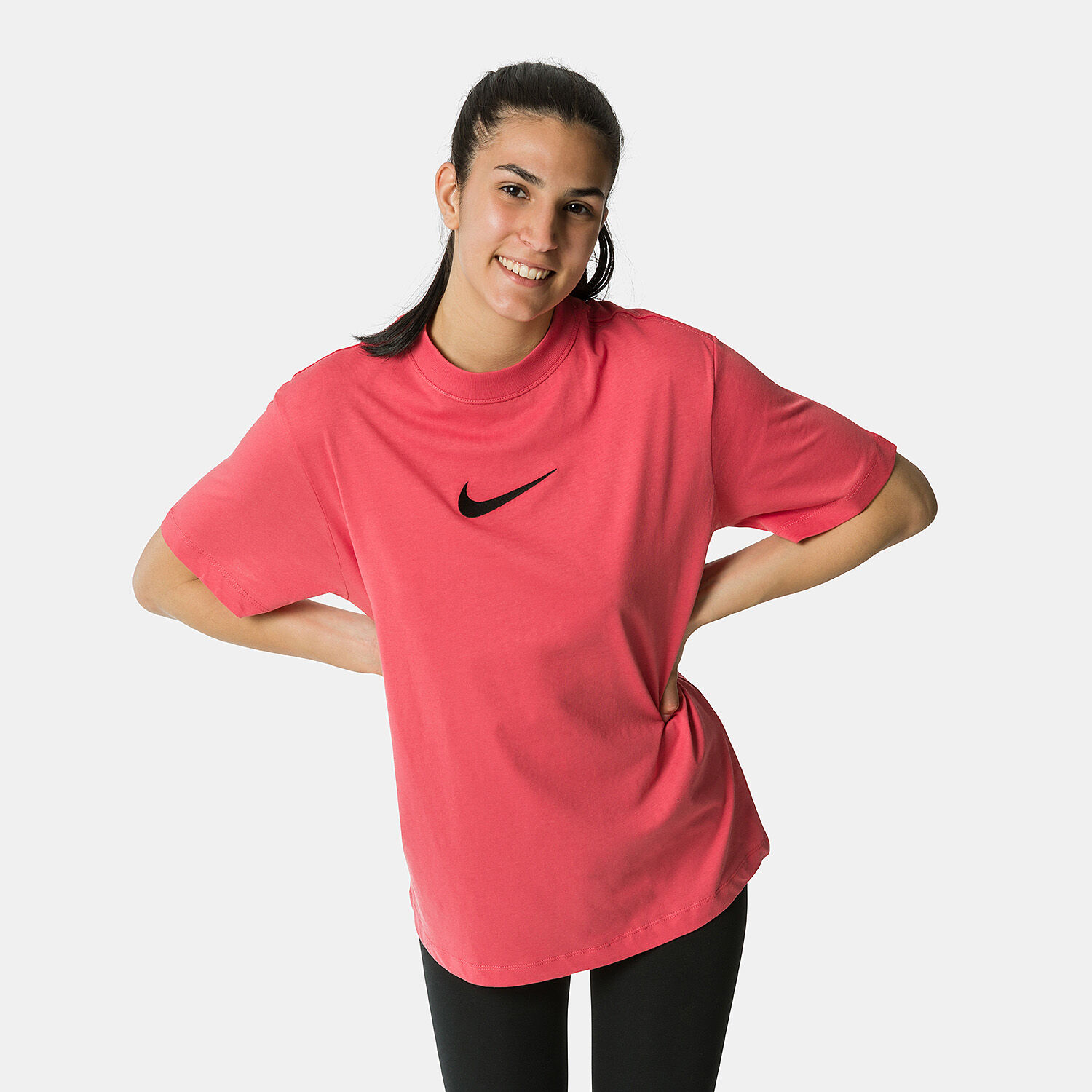 Nike Sportswear T shirt black and pink AW LAB