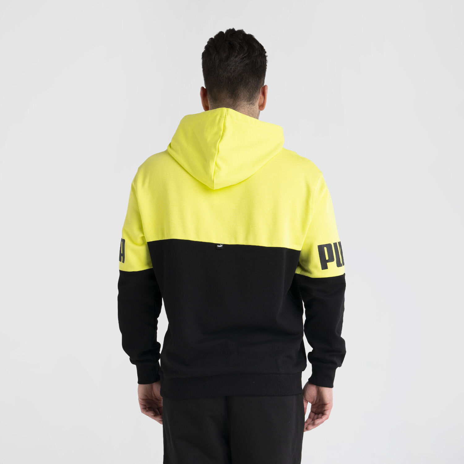 Puma Power hoodie black and yellow AW LAB