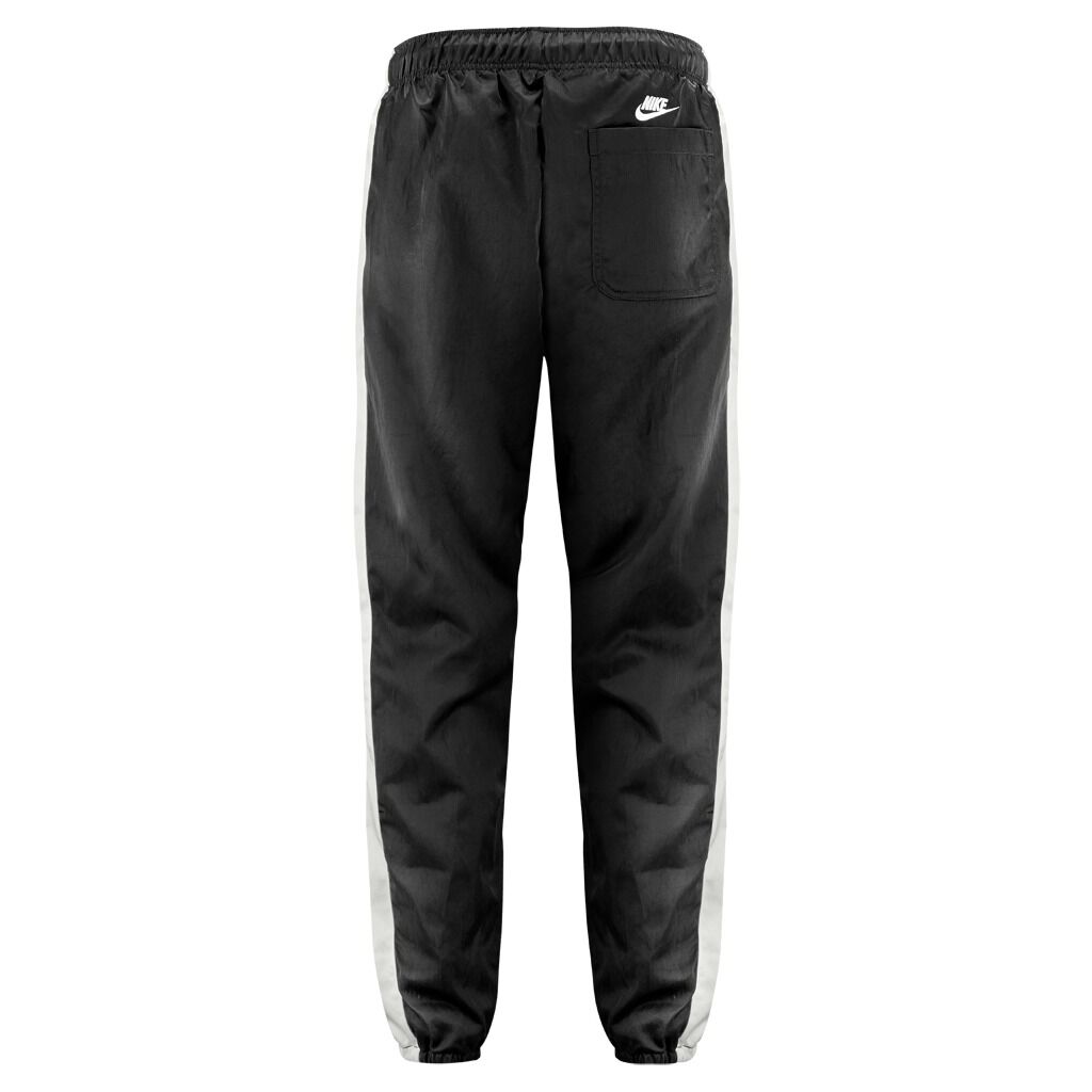 NIKE SPORTSWEAR JUST DO IT WOVEN PANTS black and white AW LAB