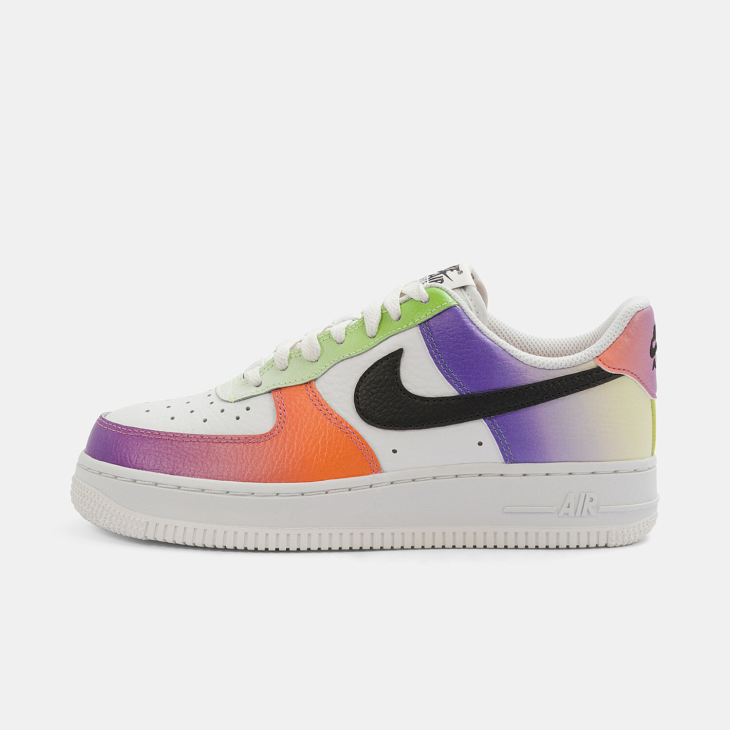 Nike Air Force 1 07 black white and multicolor AW LAB
