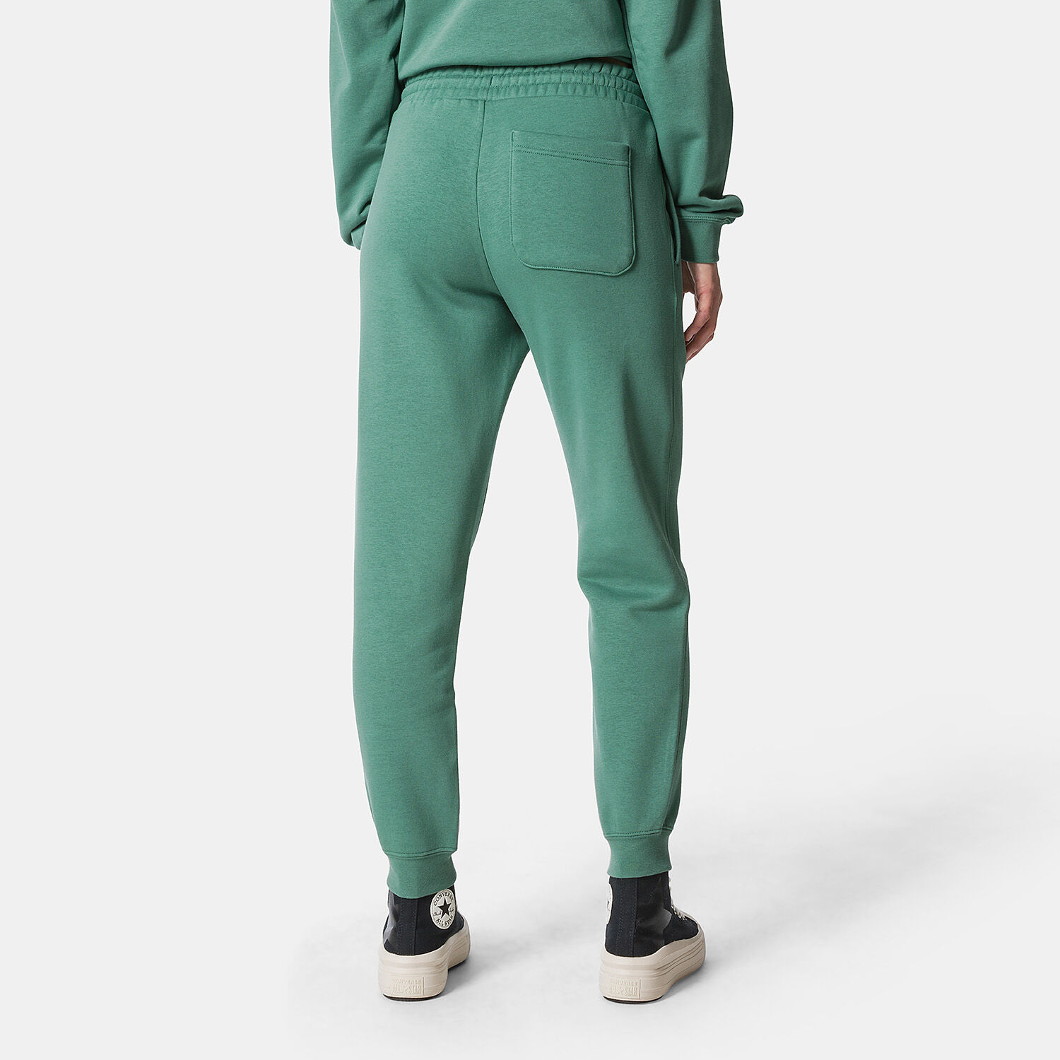 Pantaloni Converse Goto Embroidered Star Chevron verdi e bianchi