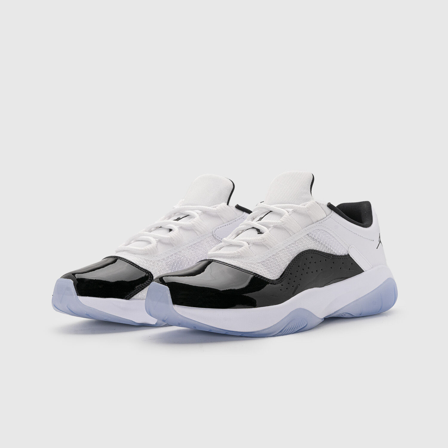 Jordan 11 black and baby blue cheap